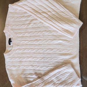 Light Pink Cropped Sweater Cropped Is In!